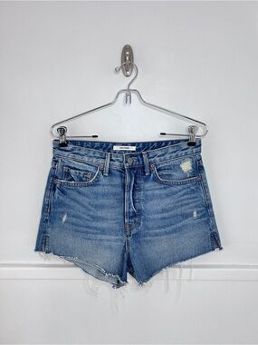 GRLFRND Cindy High-Rise Jean Shorts in Nobody Does It Better